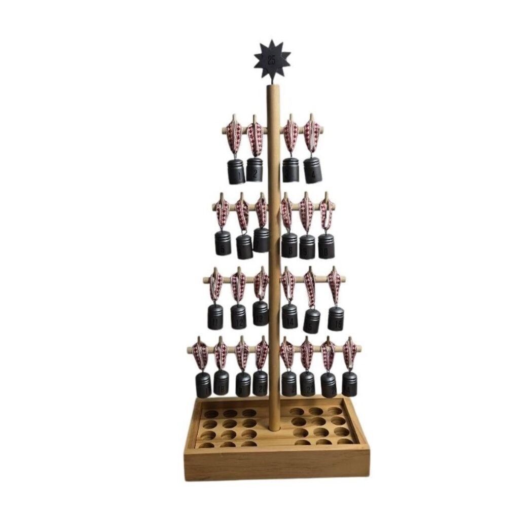 Hearth & Hand Magnolia Christmas Tree Advent Calendar wood and metal